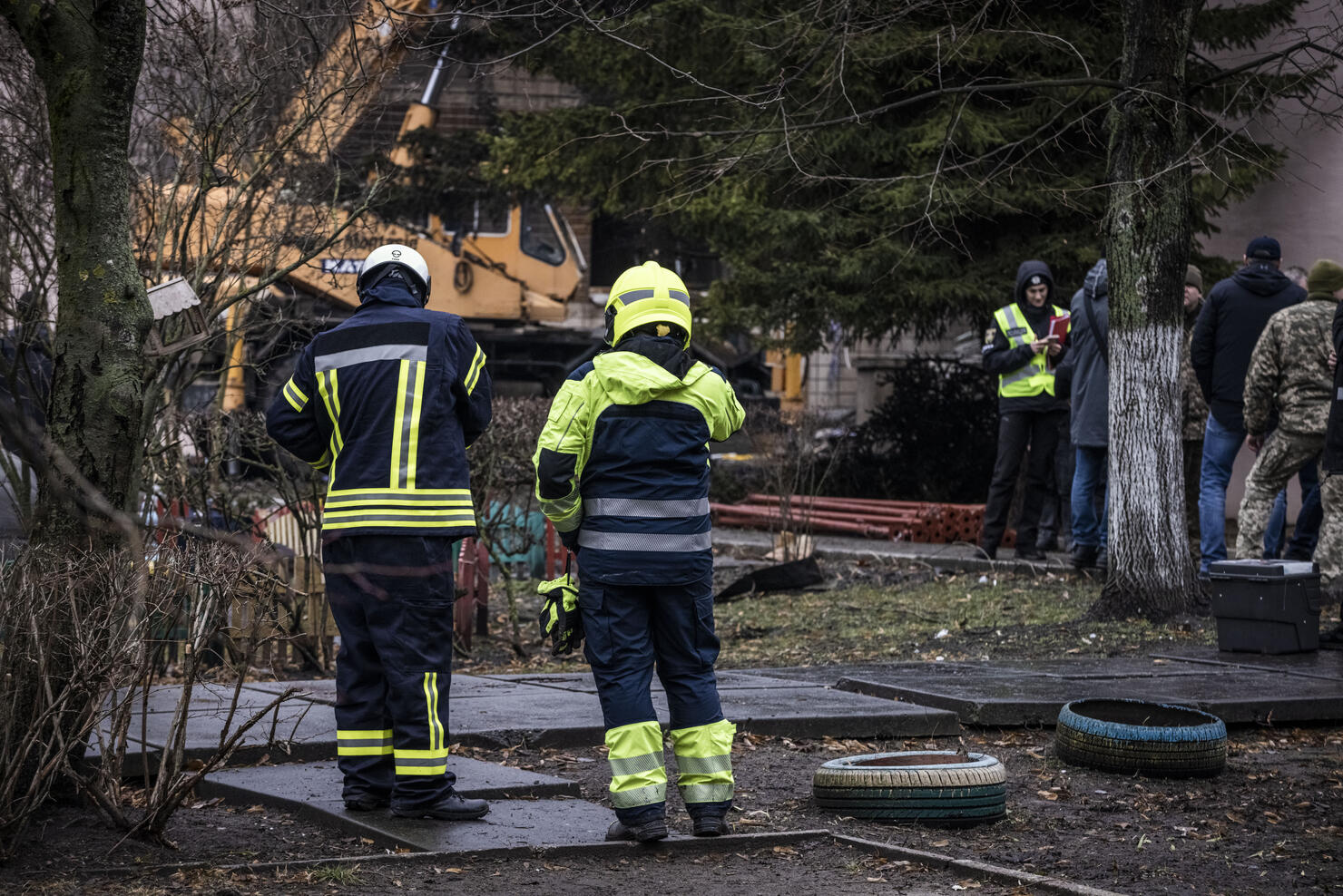 Ukraine Helicopter Crash Near Kindergarten Kills Ministry Leadership