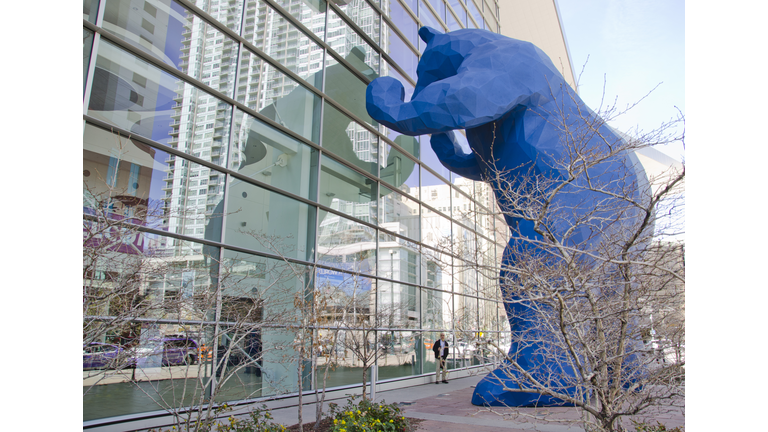 Big Blue Bear at Colorado Convention Center in Denver