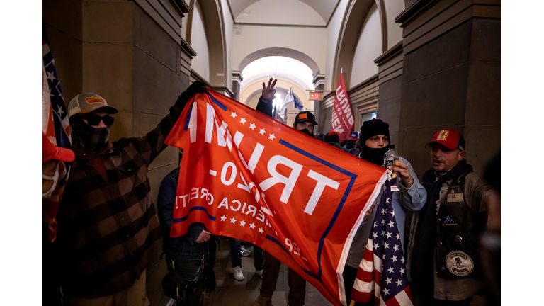 Trump Supporters Hold "Stop The Steal" Rally In DC Amid Ratification Of Presidential Election