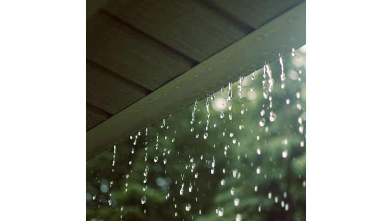 Falling rain