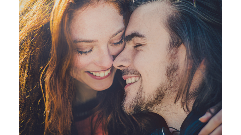 Young couple in love.