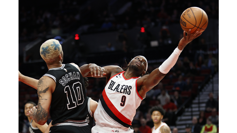 San Antonio Spurs v Portland Trail Blazers