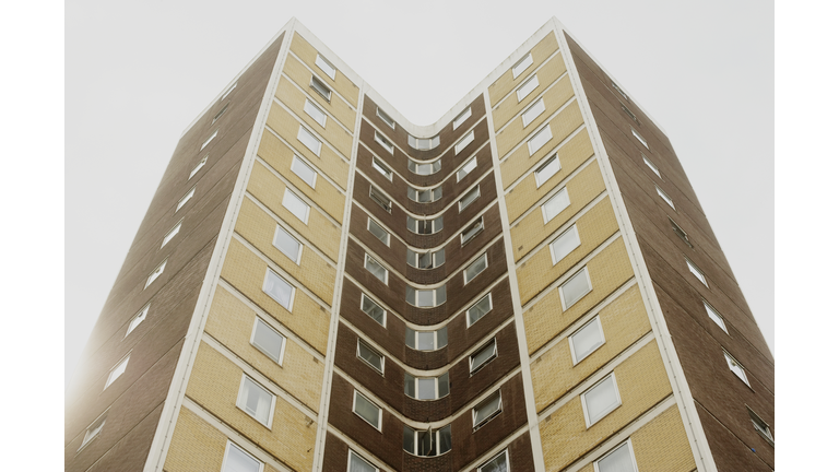 Building exterior, low angle view