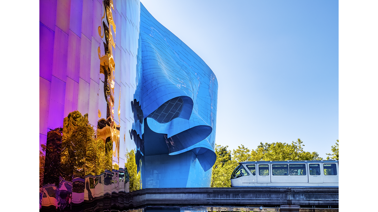 Monorail and Museum of Pop Culture, Seattle