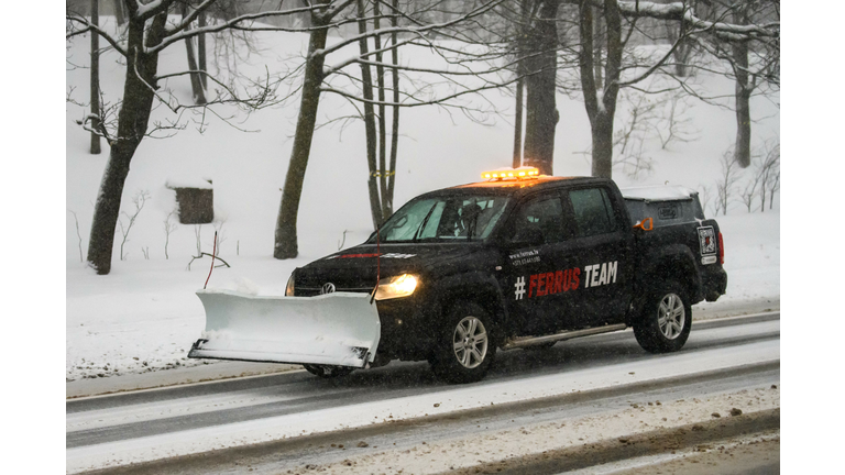 LATVIA-WINTER-WEATHER