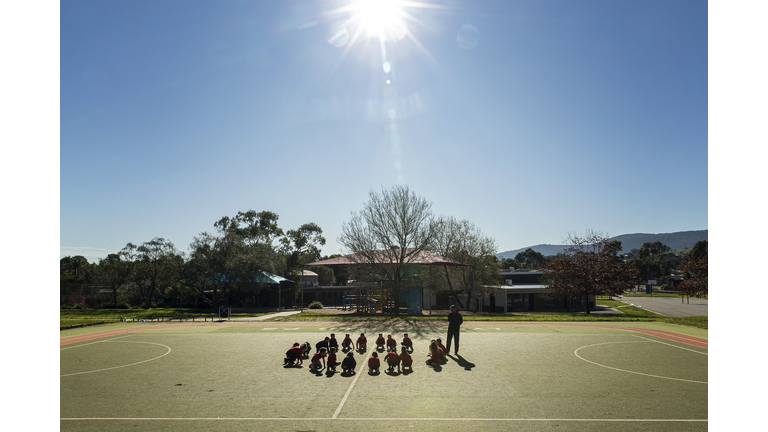 Students Return To School As Victoria Begins Staged Return To Classroom Learning