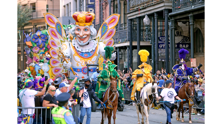 Mardi Gras Returns To New Orleans After Pandemic Forced 2021 Cancelation