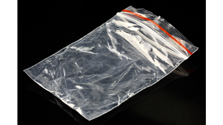 Resealable clear plastic bag