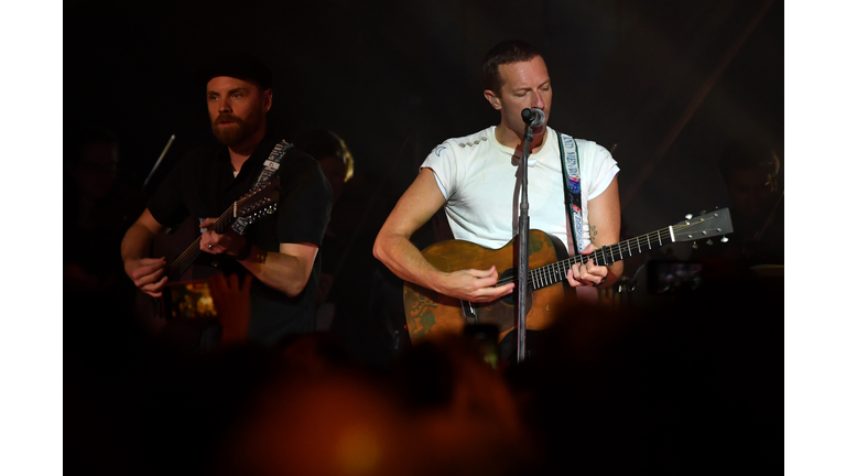Coldplay Perform At The Natural History Museum