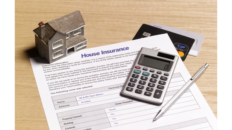 House insurance paperwork