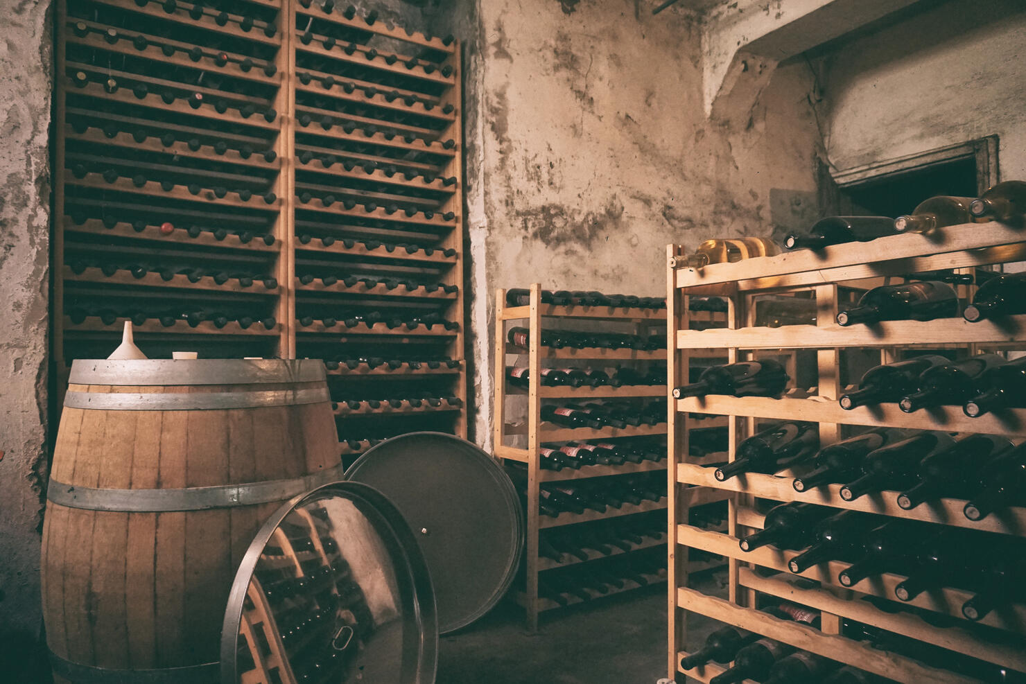 Interior Of Winery