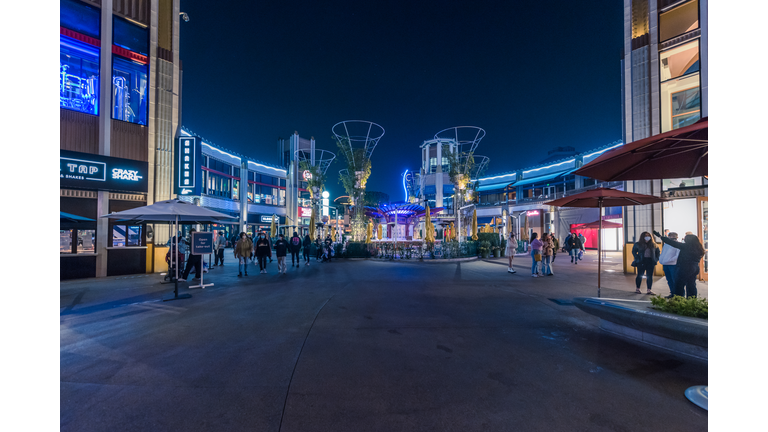 Downtown Disney Remains Quiet As Disneyland and CA Adventures is Closed Due to COVID-19 Pandemic