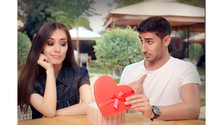 Girl Disappointed on Her Valentine Gift From Boyfriend