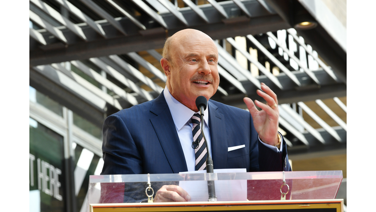 Dr. Phil McGraw Honored With A Star On The Hollywood Walk Of Fame