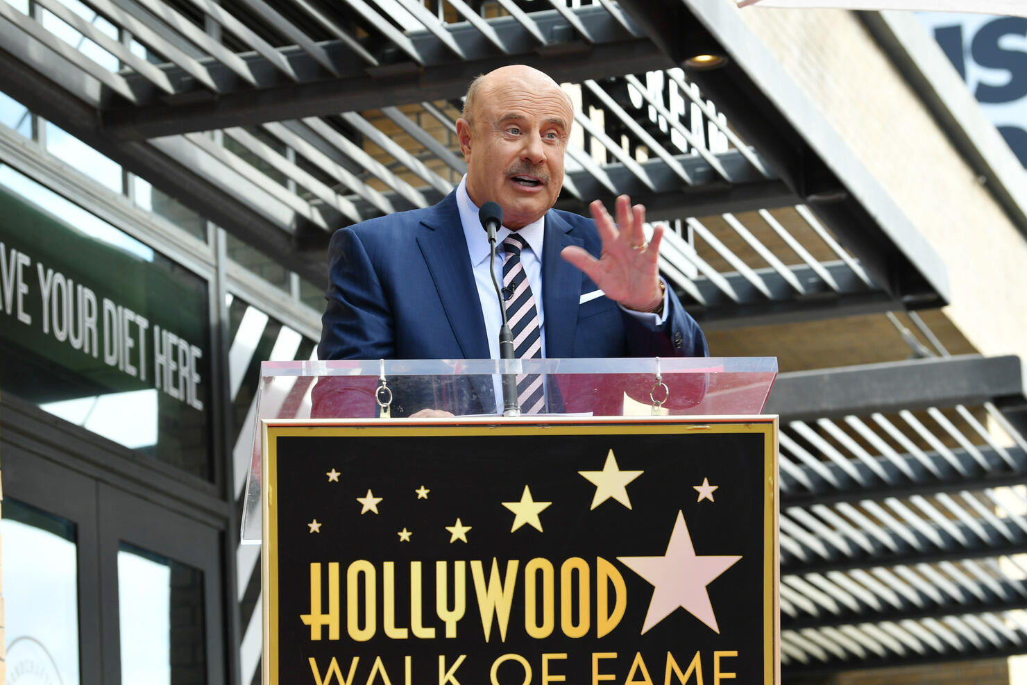 Dr. Phil McGraw Honored With A Star On The Hollywood Walk Of Fame