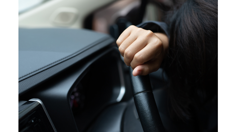 Drowsy, sleepy, or unconscious women are dangerous to drive.