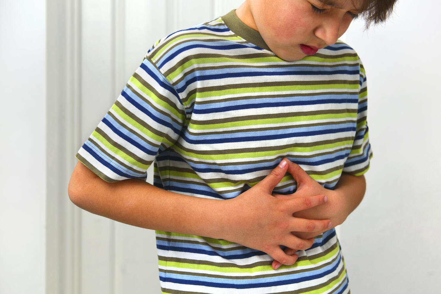 10 year old boy with stomachache