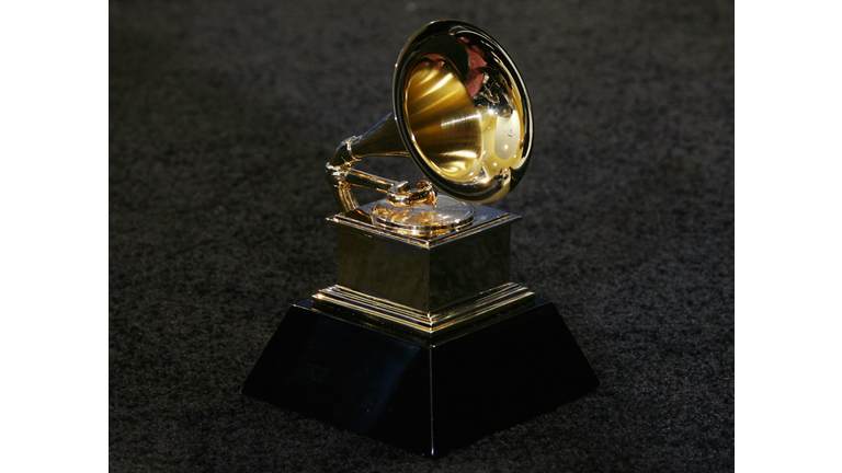 The trophy of the Grammy Awards in Los A...