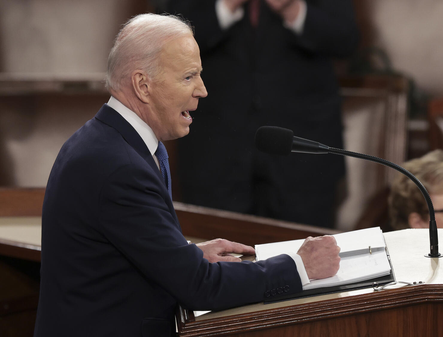 President Biden Delivers His First State Of The Union Address To Joint Session Of  Congress