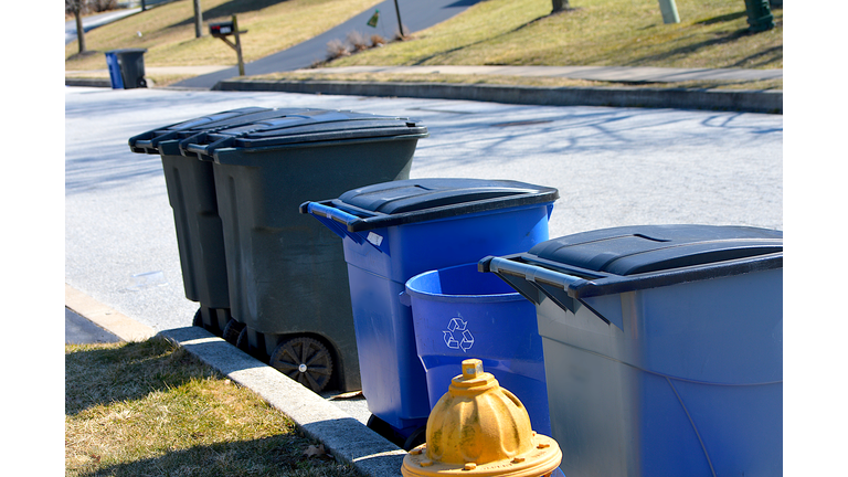 Trash and Recycling Containers