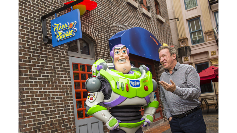 Tim Allen Meets Buzz Lightyear At Walt Disney World Resort