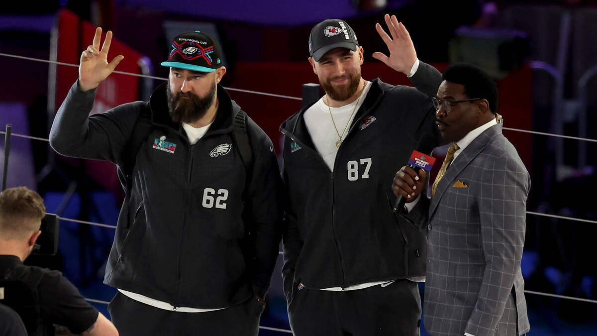 Kelce brothers cried in honor of Mama Kelce after Super Bowl LVII