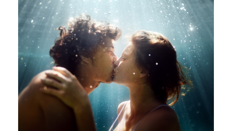 Happy Couple underwater