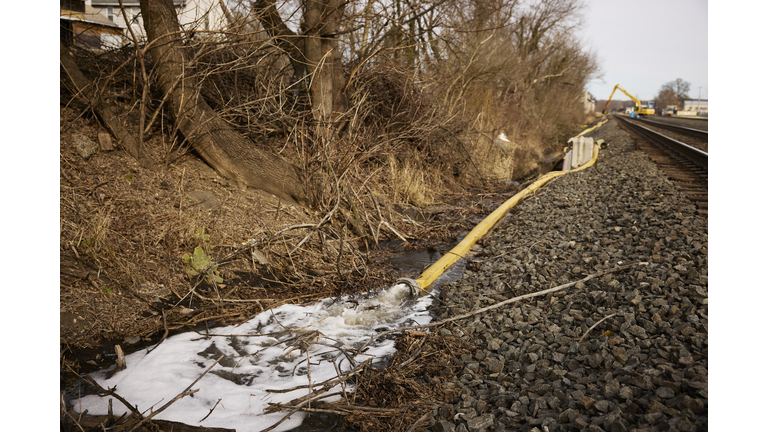 Environmental And Health Concerns Grow In East Palestine, Ohio After Derailment Of Train Cars Containing Hazardous Material