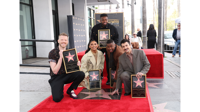 Pentatonix Honored With A Star On The Hollywood Walk Of Fame