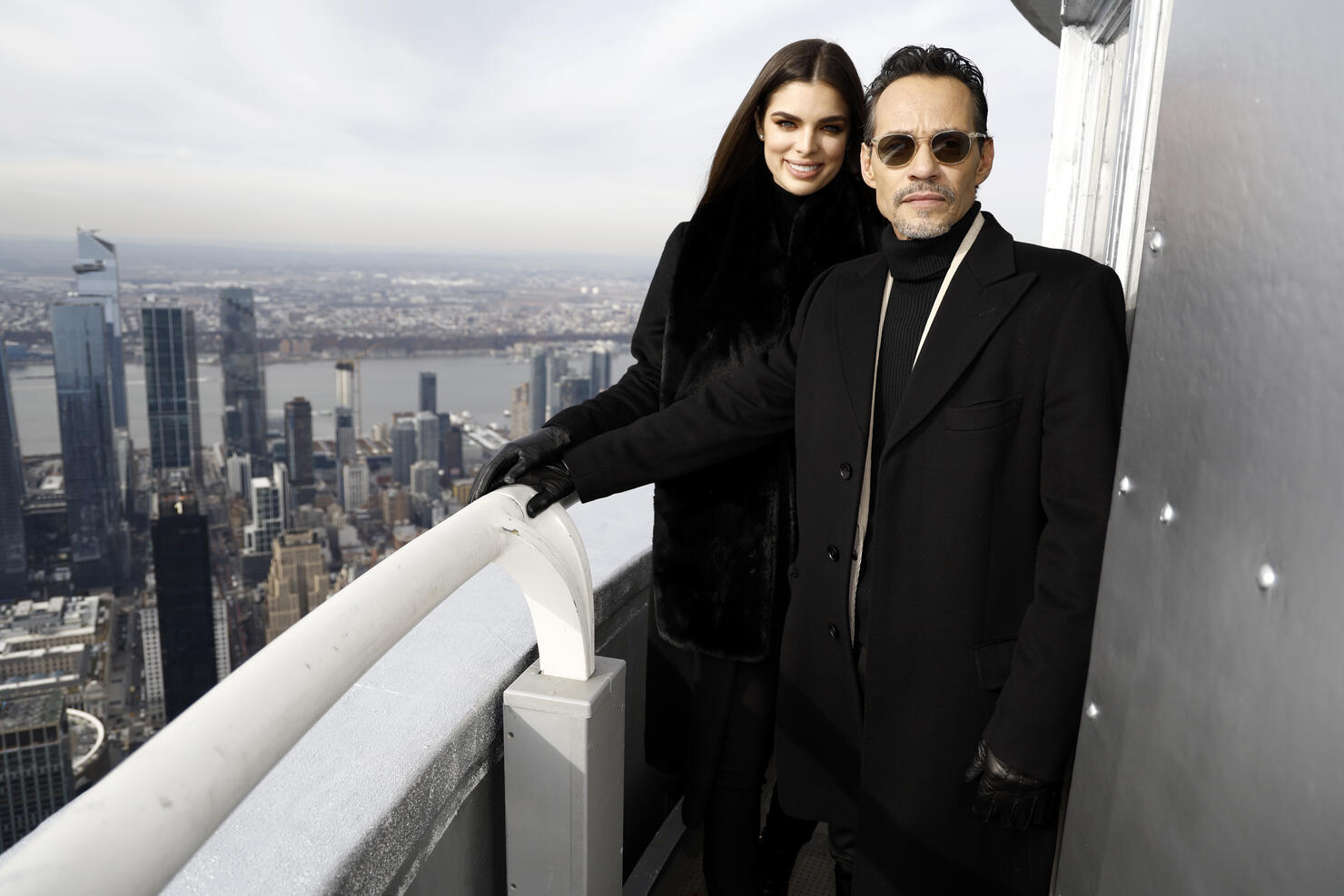 Marc Anthony Visits the Empire State Building