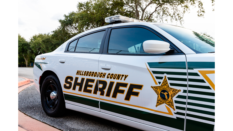 Hillsborough County Sheriff cruiser in Tampa Florida