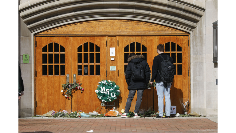 Michigan State University Students Return To Class For First Time Since Mass Shooting
