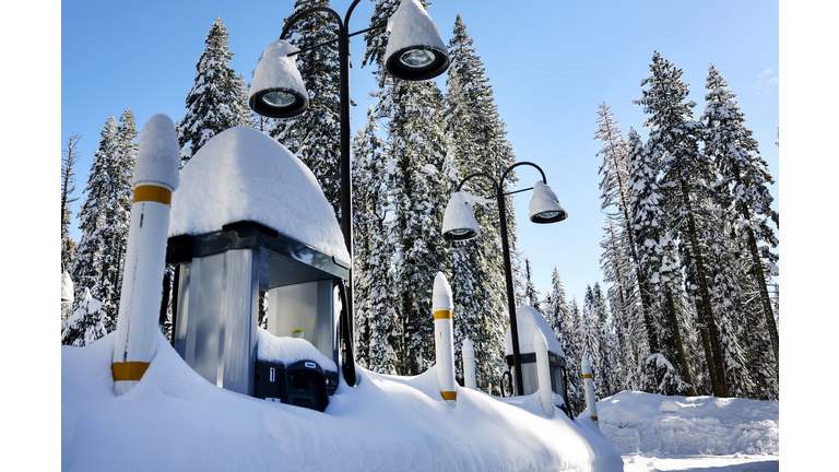 California's Snowpack At Nearly 250% Above Average After Repeated Storms