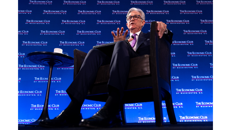 Fed Chair Jerome Powell Speaks At The Economic Club Of Washington D.C.