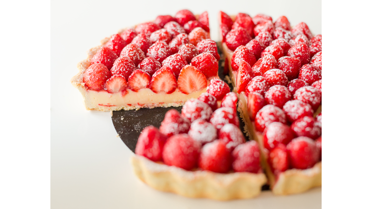 Fresh pie slices