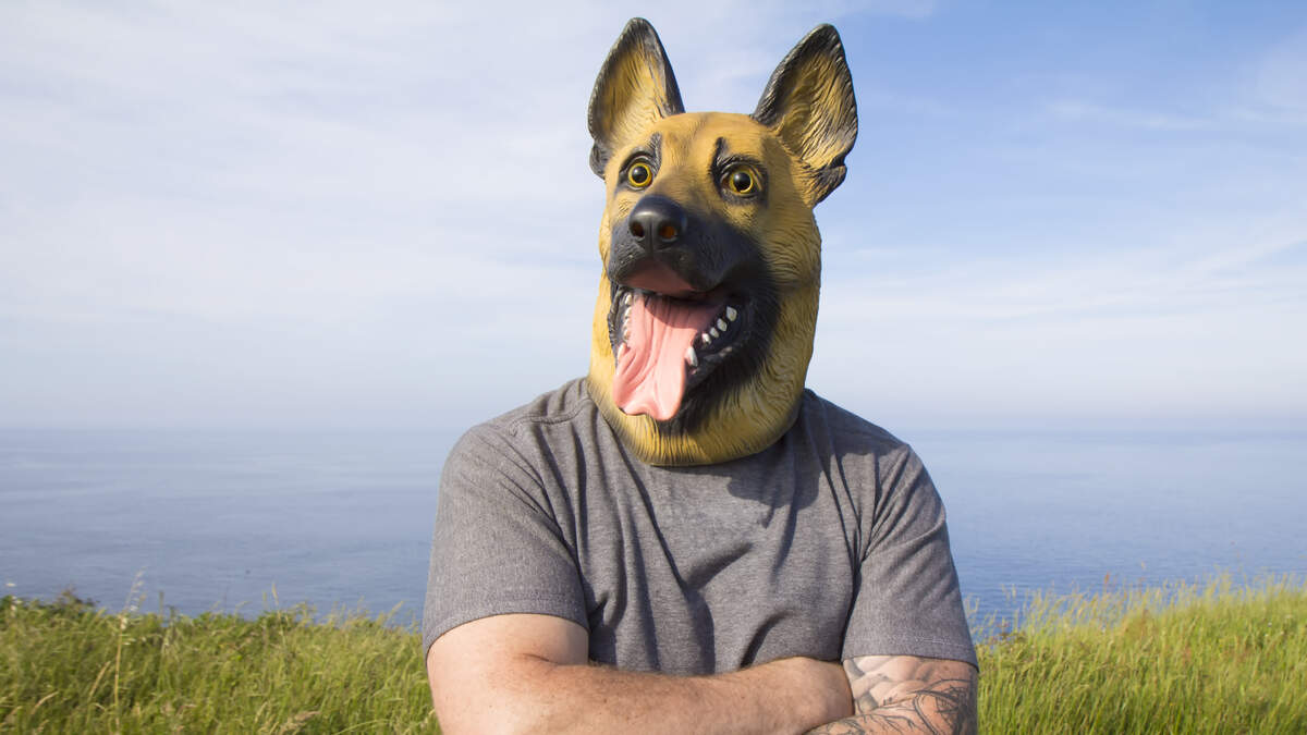 Man Spends $16K on a Realistic Dog Costume to Look Like a Collie