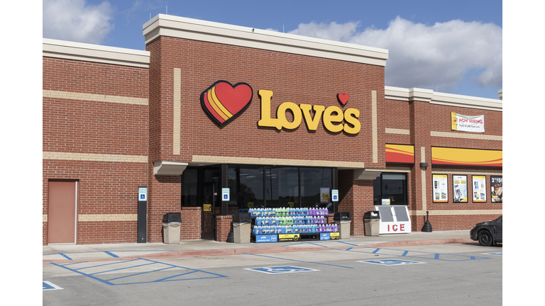 Love's Travel Stop gas station and convenience store. Love's operates over 600 truck stops and travel restaurants.