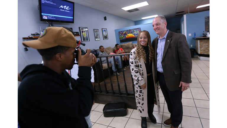 John Bel Edwards Campaigns In New Orleans Ahead Of Gubernatorial Runoff Election