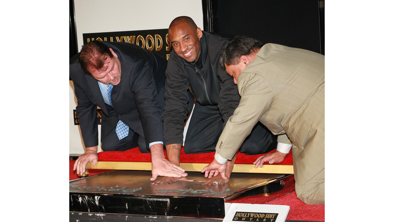 Kobe Bryant Hand And Footprint Ceremony At Grauman's Chinese Theater