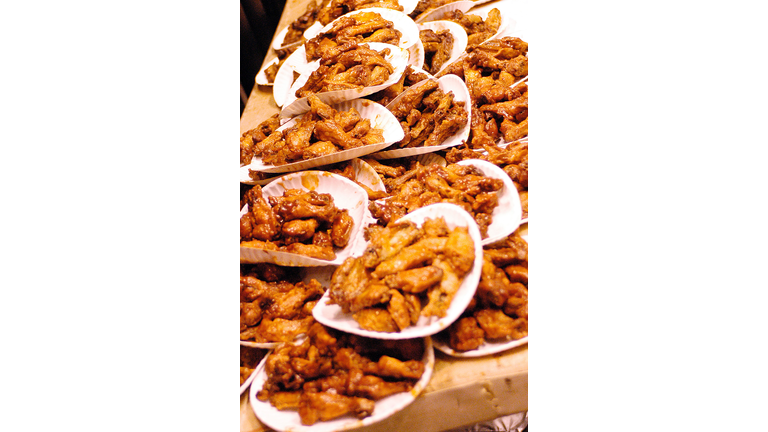 The "Wing Bowl" Buffalo Wing Eating Contest Is Held In Philadelphia   