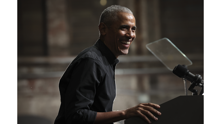 Former President Obama Rallies Voters In Georgia For Senator Warnock's Re-Election