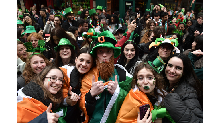 St Patrick's Day Is Celebrated In Dublin