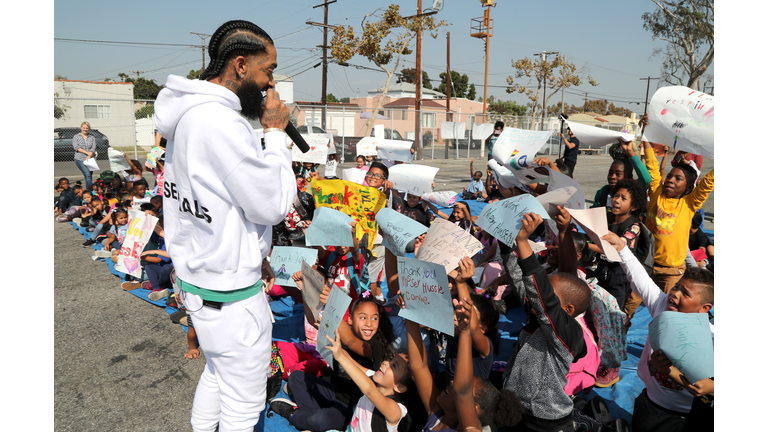 Nipsey Hussle x PUMA Hoops LA Court Refurbishment
