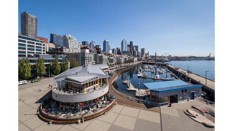 Seattle central waterfront