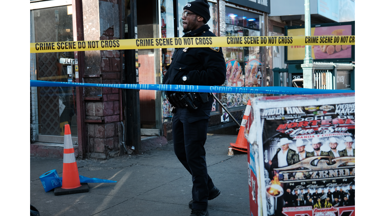 Two Shot At Bodega In Sunset Park Neigborhood Of Brooklyn