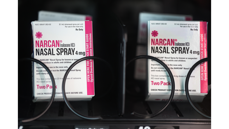 Opioid Overdose Treatment Narcan Available In Vending Machine In Wheaton, Illinois