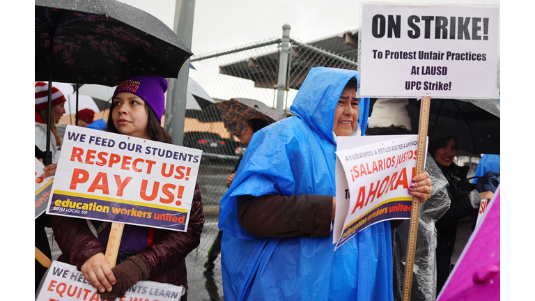 Education Workers In L.A. Go On Strike After Failing To Make A Deal