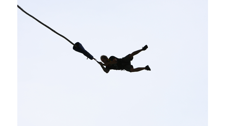 Crusty Demons Bungee Jump Off Auckland Harbour Bridge