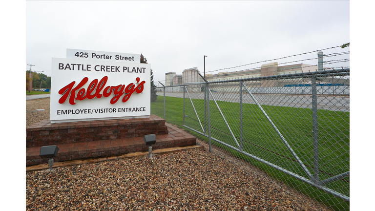 Kellogg's Cereal Plant Workers Go On Strike