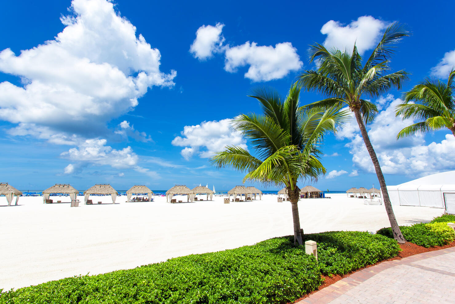 Gulf of Mexico beach. Marco Island beach in Florida